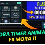 Filmora New Timer Effect - How to Use Timer Effect in Video - Timer Animation - Filmora 11 - Hindi