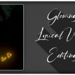 Glowing Lyrics Alight Motion - Black Screen Lyrics Editing - Trending Glow Lyrics Editing