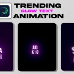 How to edit Instagram Viral Lyrical Video - Black Screen Glow Status Video Editing - Alight Motion