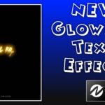 Instagram Glowing Text Effect Node Video - Alight Motion text Effect Lyrics Editing